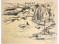 Onbekende meester - tekening in oost-indische inkt - afbeelding 1 van  7