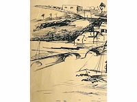 Onbekende meester - tekening in oost-indische inkt - afbeelding 4 van  7
