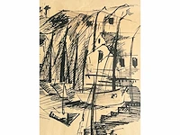 Onbekende meester - tekening in oost-indische inkt - afbeelding 6 van  7