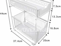 Onder de wastafelrek - afbeelding 4 van  6