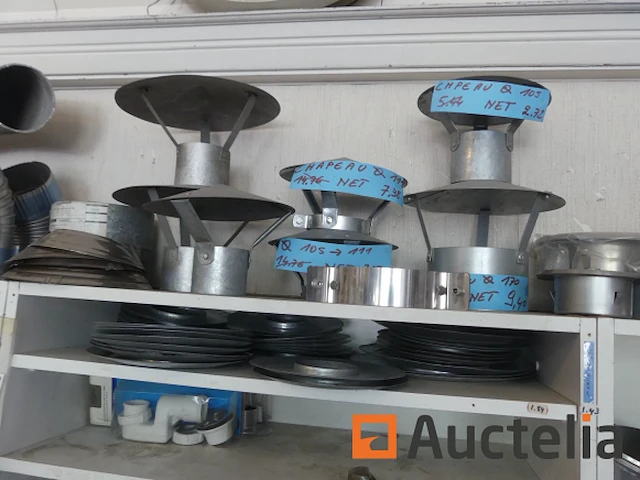 Onderdelen voor ventilatie, fumistery, sanitair, etc. - afbeelding 8 van  19