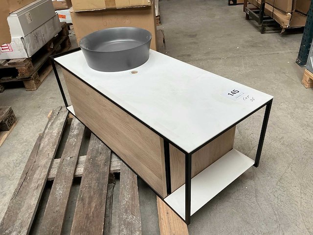 Onderkast + opbouw waskom - afbeelding 1 van  5
