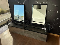 Onderkast + spiegel (2x) - afbeelding 1 van  6