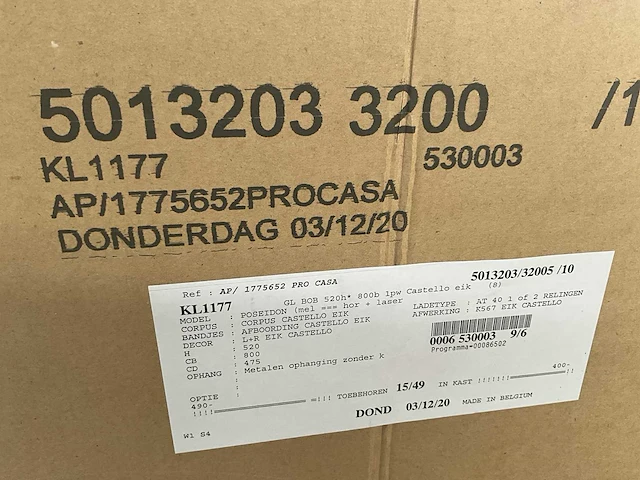 Onderkast/meubel procasa kivu castello eik - afbeelding 5 van  5