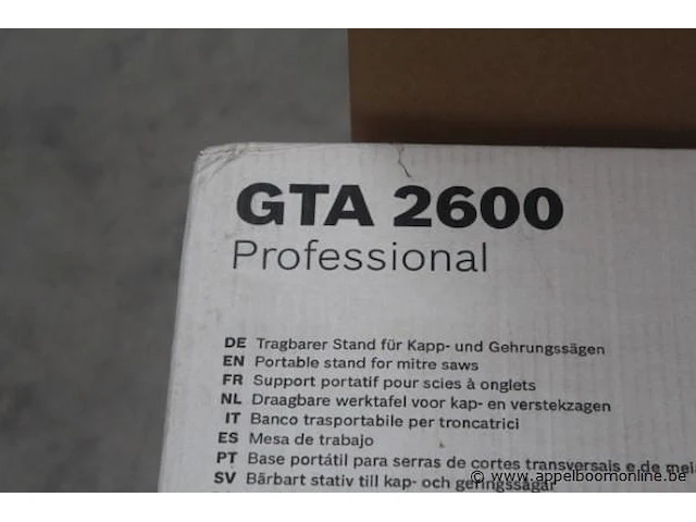 Onderstel bosch, gta 2600 - afbeelding 2 van  2