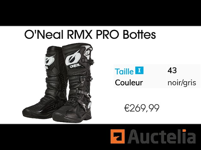 O'neal rmx pro motorfiets laarzen maat 43 - afbeelding 1 van  1