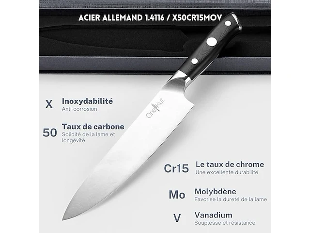 Onekut koksmes 328mm - afbeelding 2 van  4