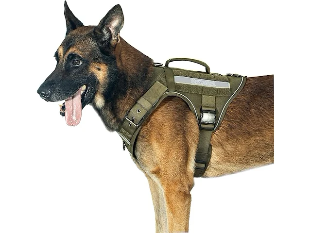 Onetigris tactical hondentuig xl groen - afbeelding 1 van  5