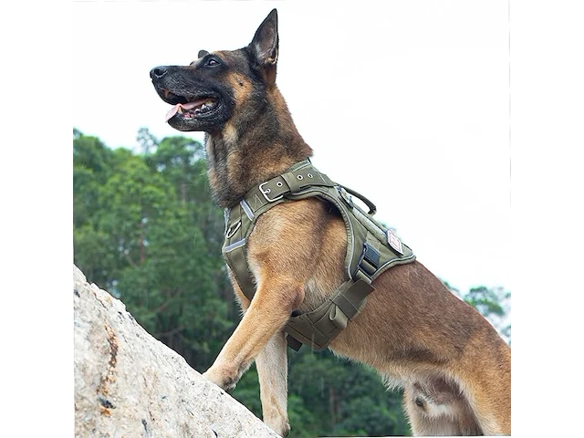 Onetigris tactical hondentuig xl groen - afbeelding 2 van  5