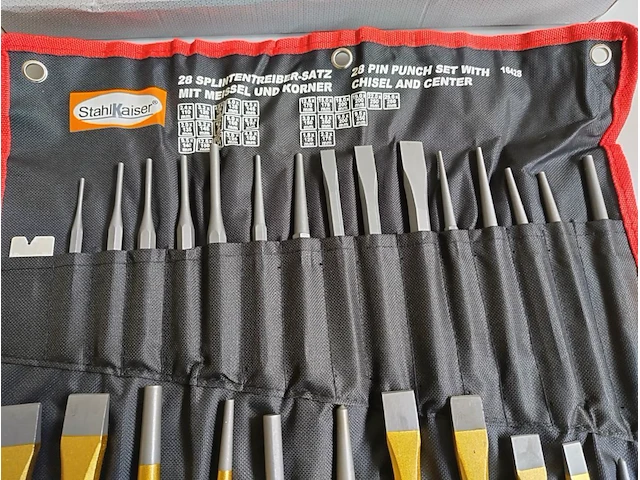 Ongebruikt stahlkaiser 16- en 12-delige beitelset carbon staal - afbeelding 5 van  10
