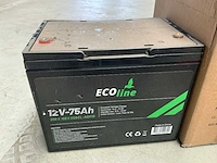 Ongebruikte ecobat edc12-75 batterij - afbeelding 2 van  4