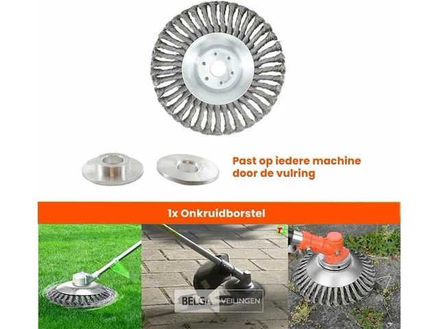 Onkruidborstel 15 cm voorbosmaaier - afbeelding 1 van  9
