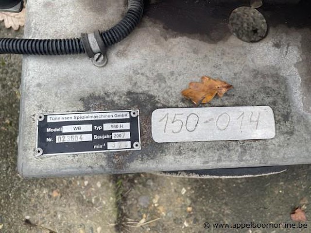 Onkruidborstel tunnissen, wb, bj 2007, werking niet gekend - afbeelding 2 van  2