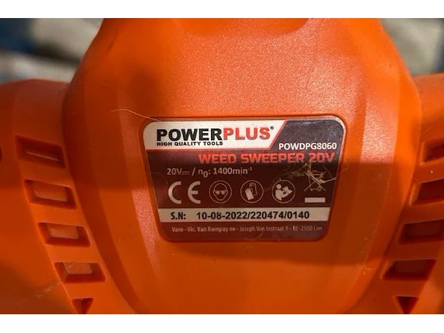 Onkruidveegmachine powerplus - afbeelding 5 van  5