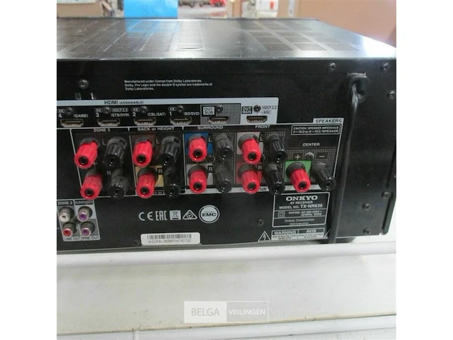 Onkyo av receiver tx-nr636 - afbeelding 6 van  6