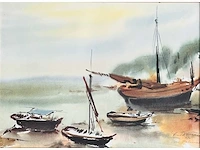 Onleesbaar getekend - origineel - afbeelding 1 van  5