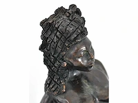 Onleesbaar getekend ig (inge groenen?) - bronzen sculptuur - afbeelding 7 van  10