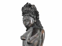 Onleesbaar getekend ig (inge groenen?) - bronzen sculptuur - afbeelding 8 van  10