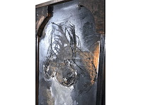 Onleesbaar signatuur - 3 gratiën - gemengde techniek - 126x141 cm - afbeelding 5 van  14