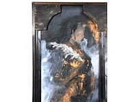 Onleesbaar signatuur - 3 gratiën - gemengde techniek - 126x141 cm - afbeelding 9 van  14