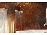 Onleesbaar signatuur - schildersatelier - olie op doek - 166x120 cm - afbeelding 8 van  12