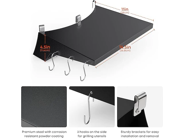 Onlyfire barbecue bijzettafel - afbeelding 4 van  4