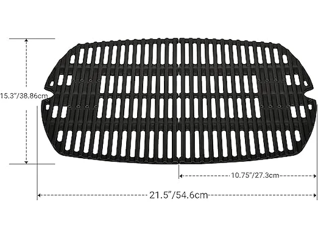 Onlyfire gietijzeren grillrooster voor weber - afbeelding 2 van  3