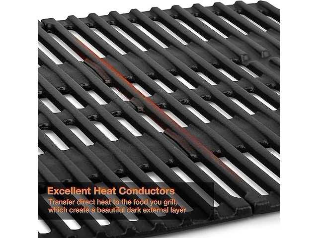 Onlyfire gietijzeren grillrooster voor weber - afbeelding 3 van  3