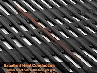 Onlyfire gietijzeren grillrooster voor weber - afbeelding 3 van  3