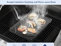 Onlyfire gietijzeren omkeerbare grillpan - afbeelding 2 van  4