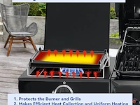 Onlyfire gietijzeren omkeerbare grillpan - afbeelding 3 van  4