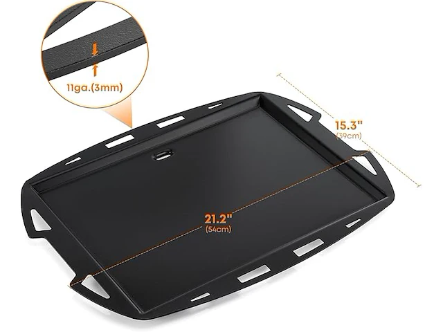 Onlyfire grillplaat voor weber - afbeelding 2 van  4