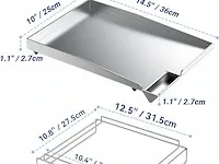 Onlyfire roestvrijstalen grillplaat - afbeelding 3 van  3