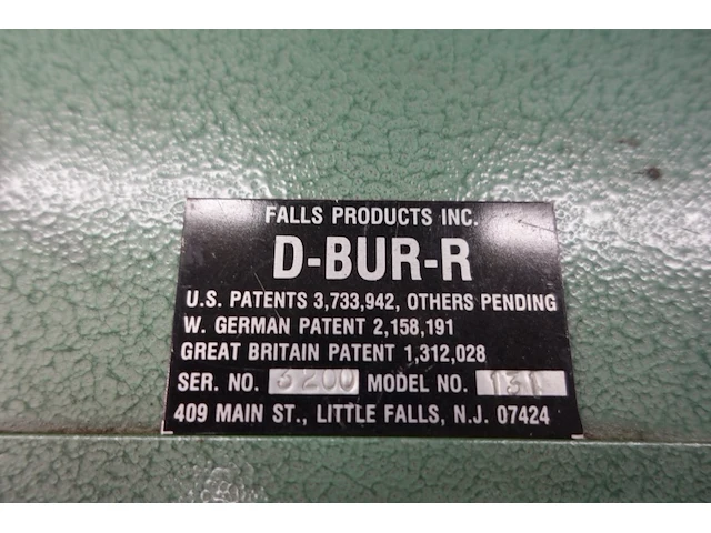 Ontbramingsmachine d-bur-r - afbeelding 6 van  6