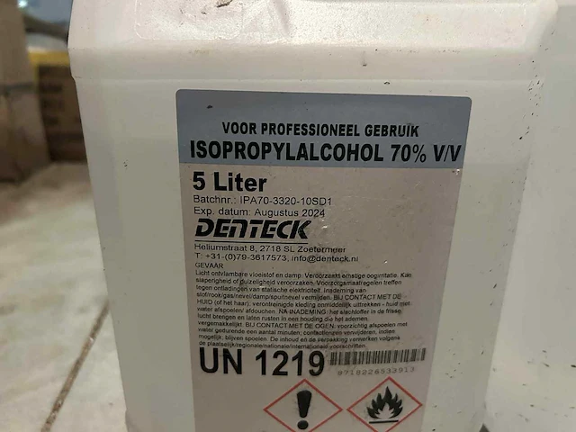 Ontsmetting alcohol 4x 5liter - afbeelding 2 van  3