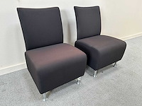 Ontvangststoel - waiting room chair (2x) - afbeelding 2 van  4