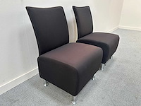 Ontvangststoel - waiting room chair (2x) - afbeelding 3 van  4