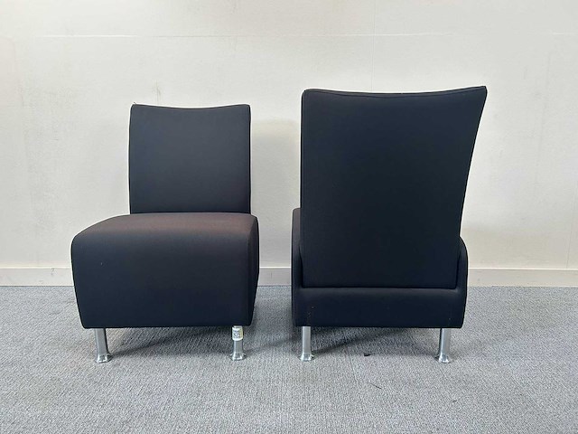 Ontvangststoel - waiting room chair (2x) - afbeelding 4 van  4