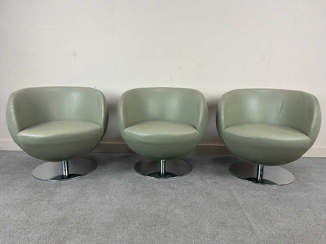 Ontvangststoel - waiting room chairs (3x) - afbeelding 1 van  6