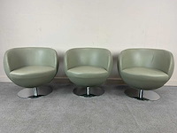 Ontvangststoel - waiting room chairs (3x) - afbeelding 1 van  6