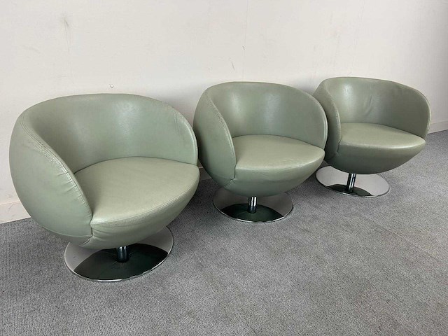 Ontvangststoel - waiting room chairs (3x) - afbeelding 2 van  6