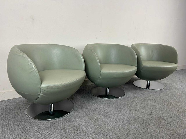 Ontvangststoel - waiting room chairs (3x) - afbeelding 4 van  6