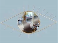 Oogvormige spiegel - afbeelding 3 van  3