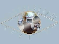 Oogvormige spiegel - afbeelding 3 van  3