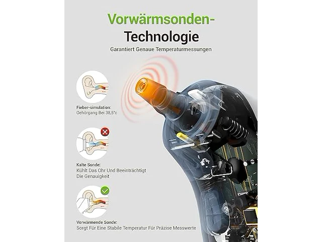 Oorthermometer voor baby's, kinderen en volwassenen - afbeelding 4 van  6