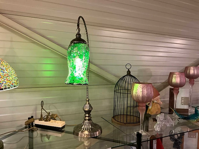 Oosterse mystieke lamp - afbeelding 1 van  4