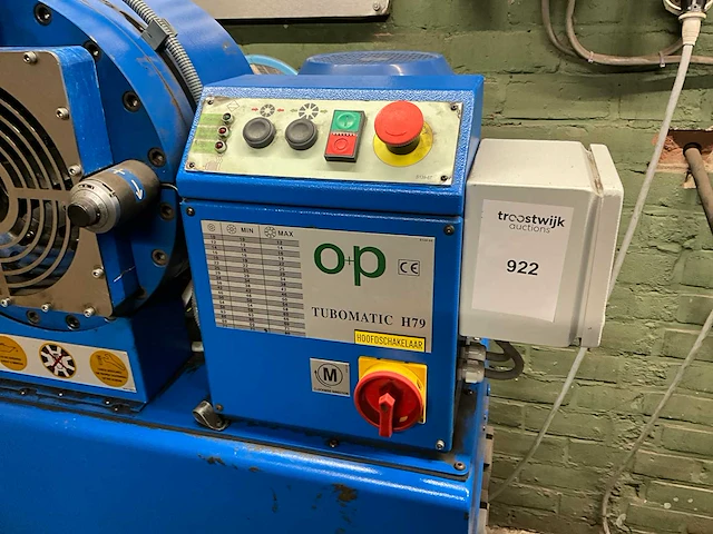 Op tubomatic h79 persmachine - afbeelding 8 van  10