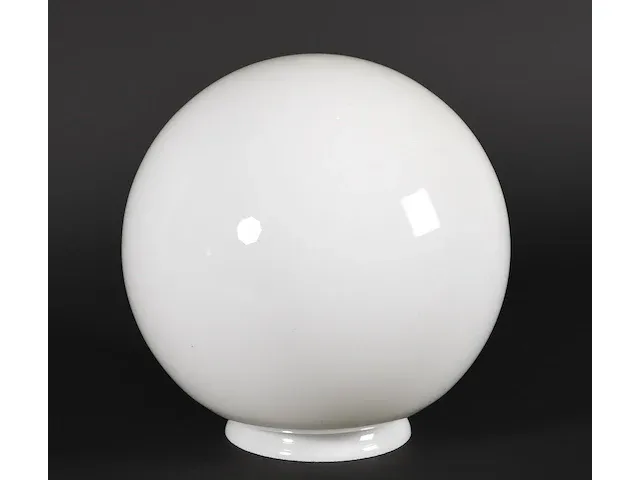Opalen vintage bol voor lamp - afbeelding 1 van  2