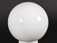 Opalen vintage bol voor lamp - afbeelding 1 van  2