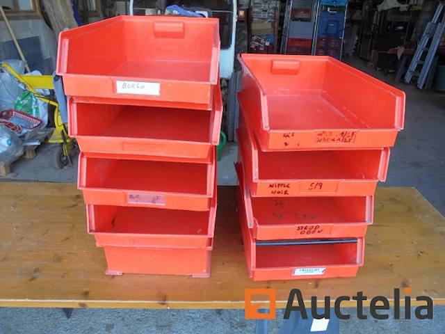 Opbergbakken voor gereedschap - 9 stuks - afbeelding 2 van  4